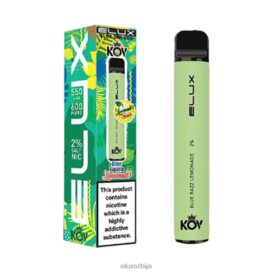 Elux Bar плава разз лимунада Elux vape near me JN4TR9 Вапе серије лимунаде за једнократну употребу
