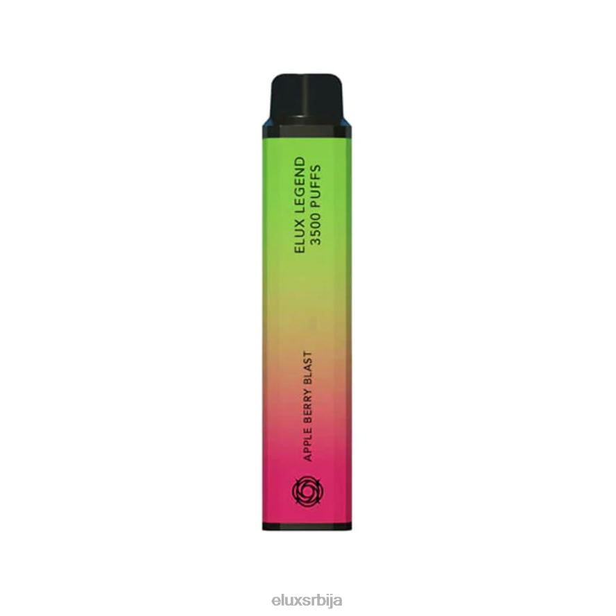Elux Legend јабука бобица бласт Elux vape near me JN4TR89 3500 пуффс за једнократну употребу