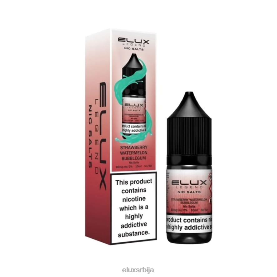 Elux Legend јагода лубеница жвакаћа гума Elux vape flavours JN4TR17 никаква со 10 мл