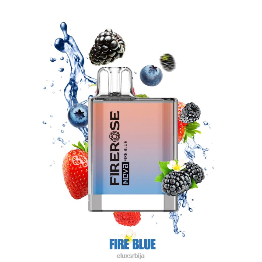 Elux Firerose Nova ватра плава Elux vape srbija JN4TR26 Вапе за једнократну употребу 600 пуффс